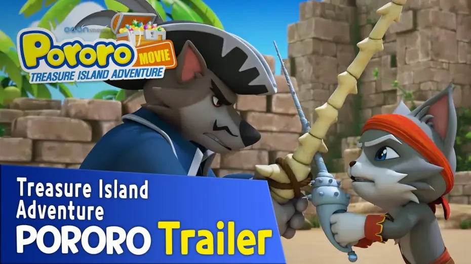 Video for the film Pororo: Treasure Island Adventure — [Pororo Treasure Island Adventure]  Main Trailer (Eng Dub)
