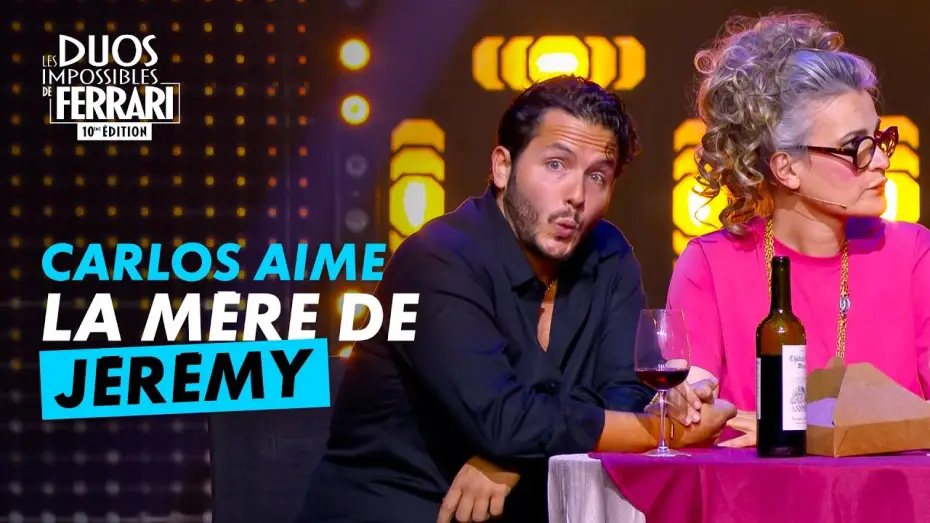 Video for the film Les duos impossibles de Jérémy Ferrari : 10ème édition — Carlos aime la mère de Jérémy l Les Duos Impossibles 10ème édition