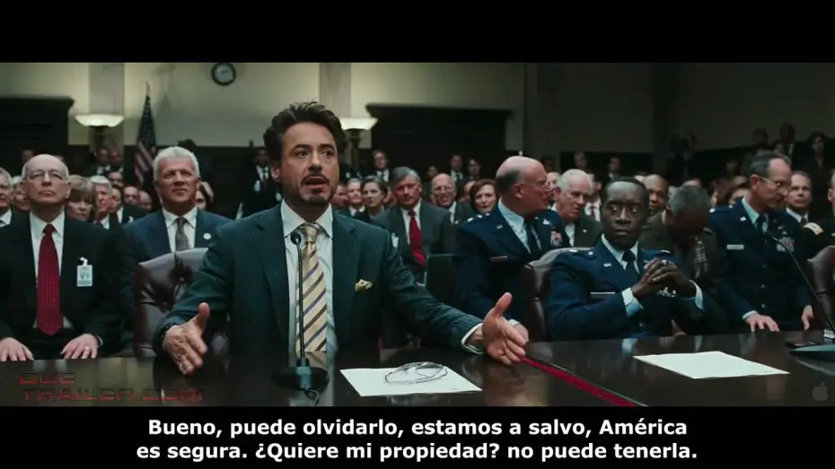 Video for the film Iron Man 2 — Iron Man 2 - Trailer oficial HD 720p en Ingles subtitulado en Español