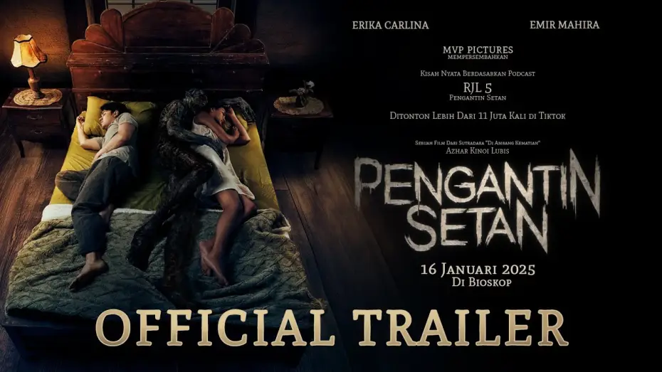 Video for the film The Devil's Bride — Pengantin Setan - Official Trailer (Clean Version) - 16 Januari 2024 di Bioskop