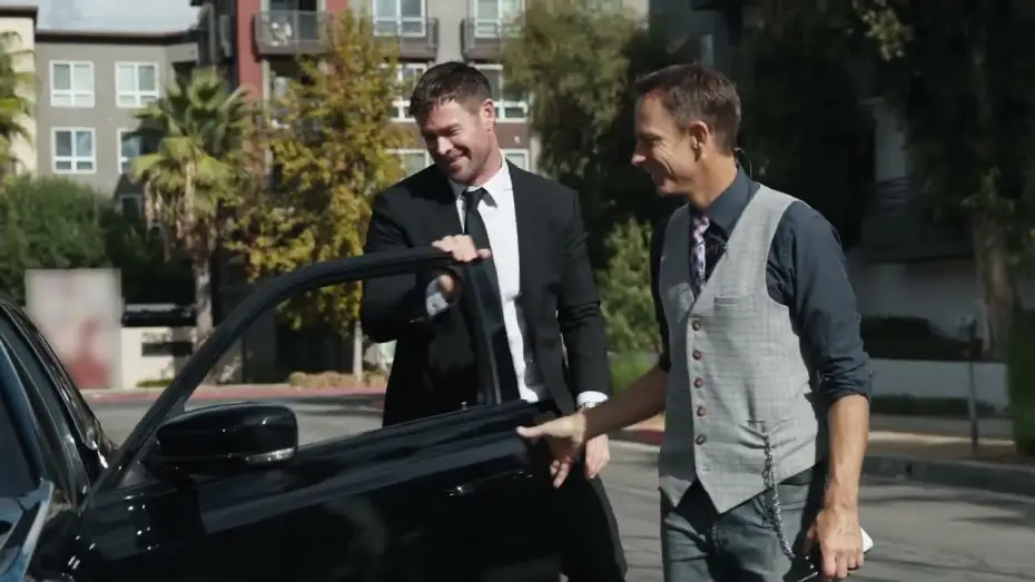 Video for the film Crime 101 — Chris Driving