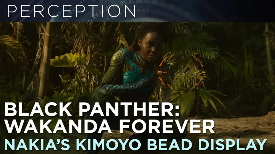 Video for the film Black Panther: Wakanda Forever — Nakia's Kimoyo Bead Wrist UI and Drone HUD