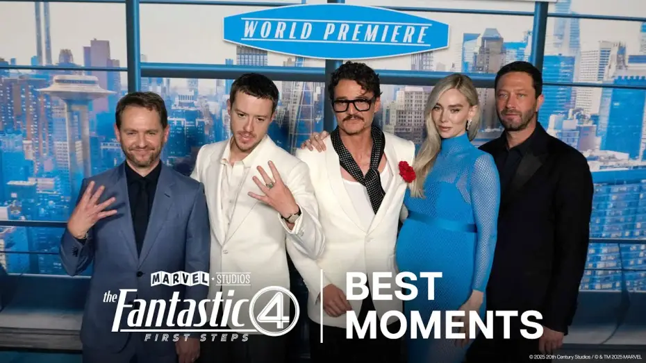 Video for the film Marvel Studios' The Fantastic Four: First Steps - World Premiere — Best Red Carpet Moments