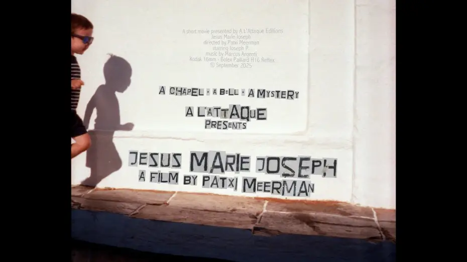 Video for the film Jesus Marie Joseph — Bande Annonce Court Métrage "Jésus Marie Joseph" de Patxi Meerman (Sept.2025/©Ed. À L'Attaque)
