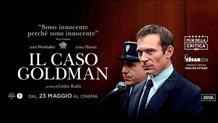 Video for the film The Goldman Case — IL CASO GOLDMAN Trailer Ufficiale italiano dal 23 maggio al Cinema