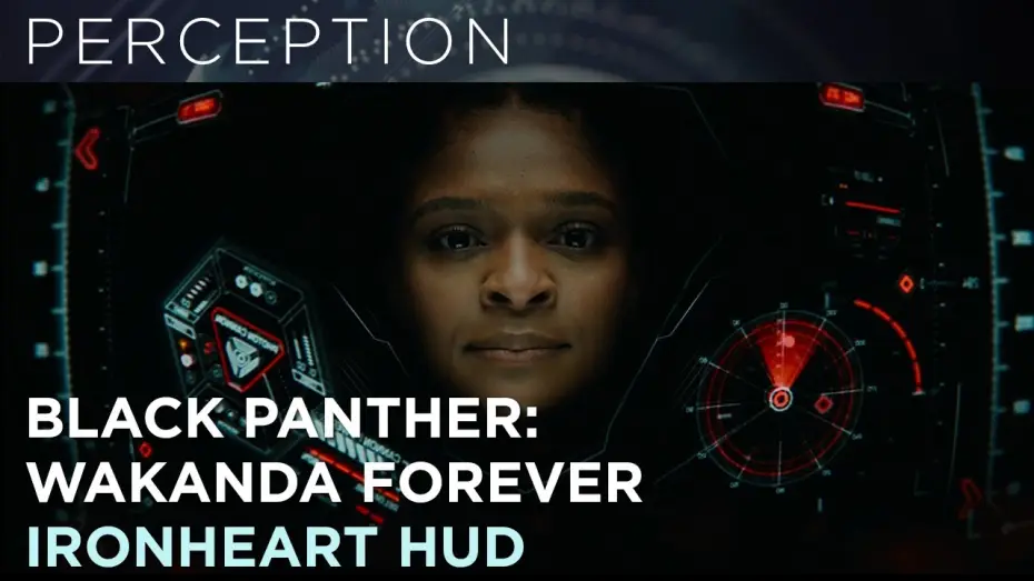 Video for the film Black Panther: Wakanda Forever — Ironheart HUD Design
