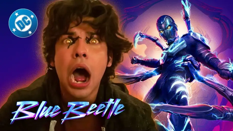 Video for the film Blue Beetle — INSANE Scarab Suit Up
