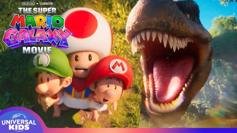 Video for the film Untitled Super Mario Bros. Movie — Yoshi Saves Baby Mario & Luigi from a DINOSAUR