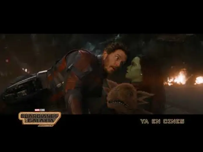 Video for the film Guardians of the Galaxy Vol. 3 — Número 1 en Cines