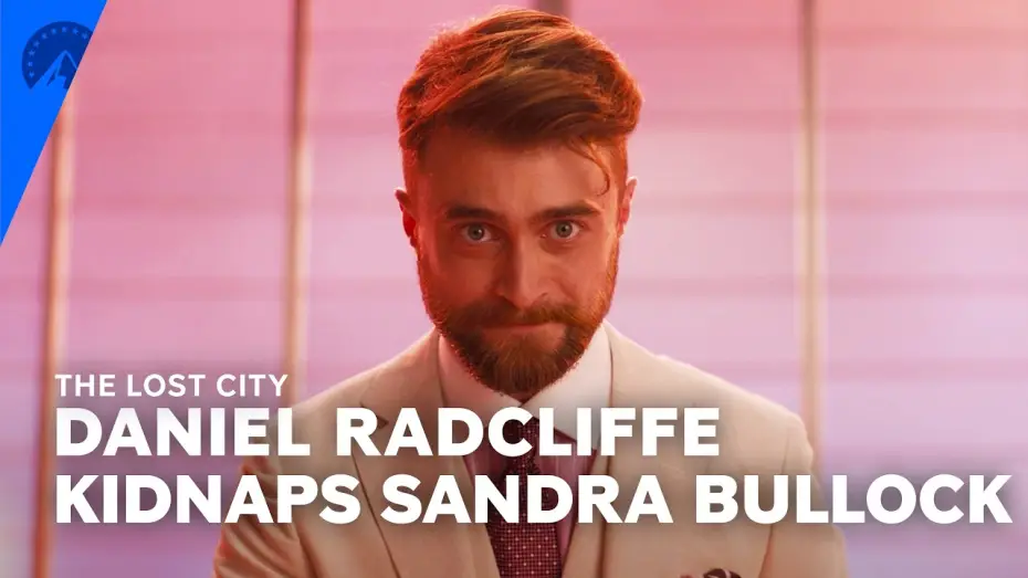 Video for the film The Lost City — Daniel Radcliffe Kidnaps Sandra Bullock