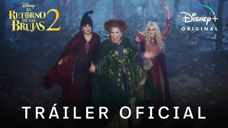 Video for the film Hocus Pocus 2 — Tráiler Oficial en español