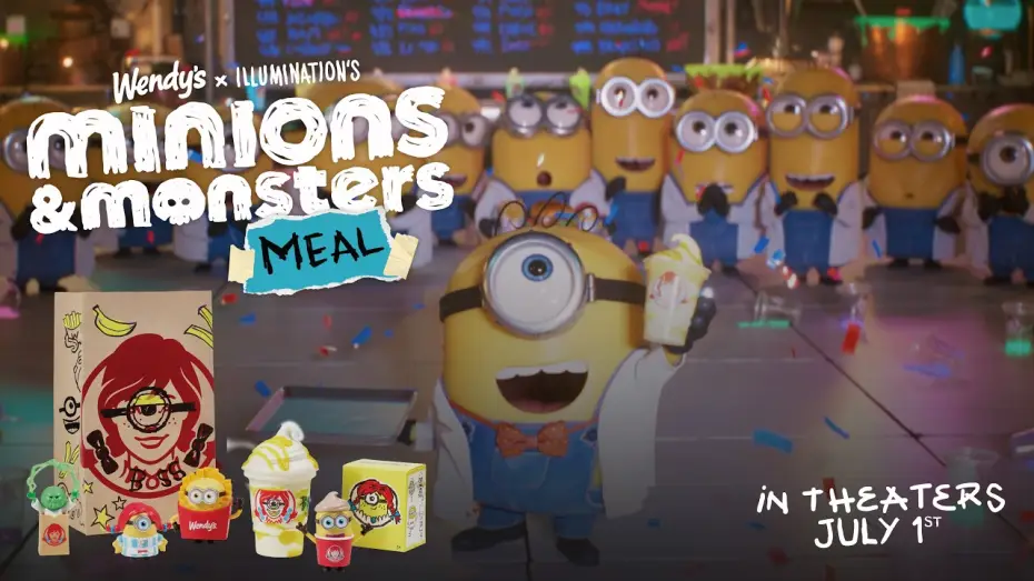 Video for the film Minions & Monsters — The Minions & Monsters Meal has landed at Wendy’s