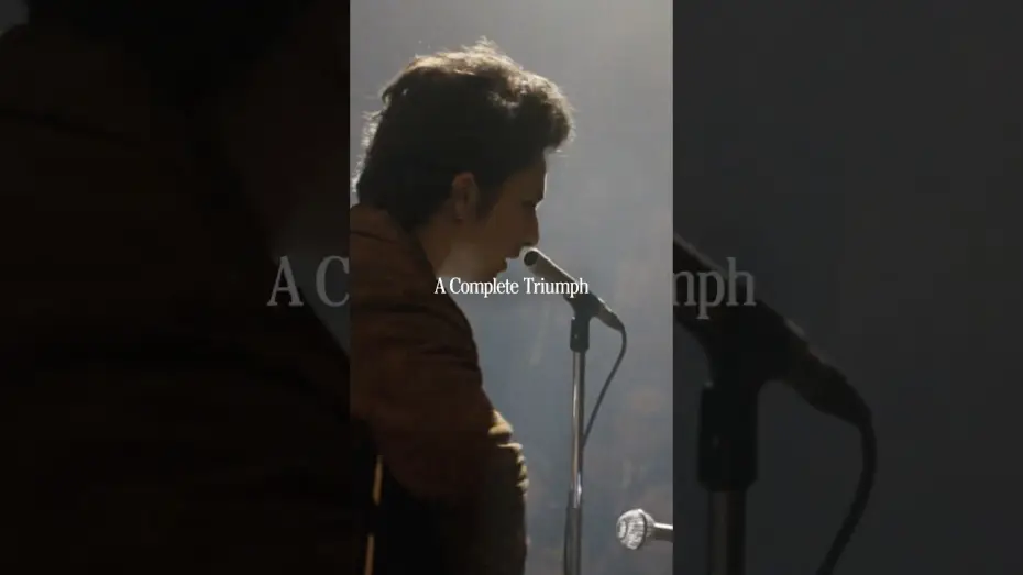 Video for the film A Complete Unknown — Triumph