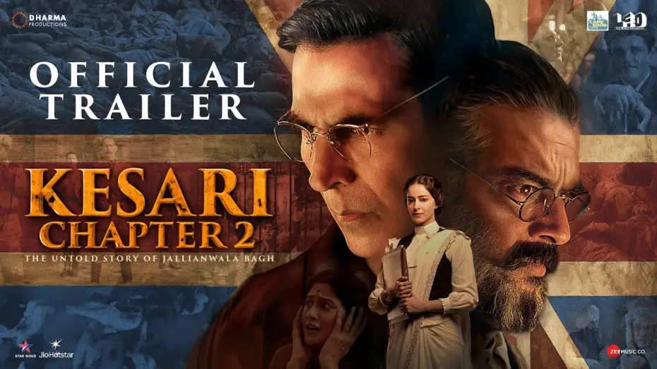 Video for the film Kesari Chapter 2: The Untold Story of Jallianwala Bagh — KESARI CHAPTER 2 - OFFICIAL TRAILER | Akshay Kumar | R. Madhavan | Ananya | Karan S Tyagi | 18 April