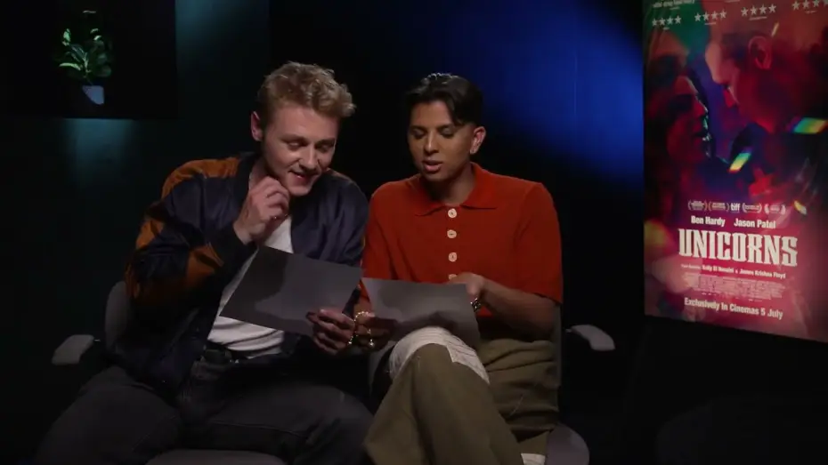 Video for the film Unicorns — Ben Hardy & Jason Patel read Letterboxd reviews for 'Unicorns'