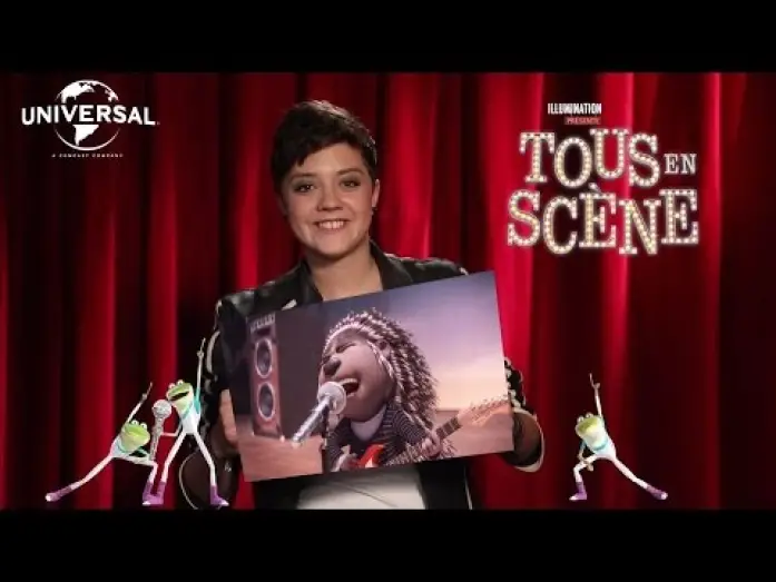 Video for the film Sing — Tous en scène / Featurette “Elodie Martelet est Ash” [Au cinéma le 25 Janvier]