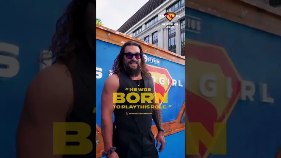 Video for the film Supergirl — Rockin’ out as the Main Man.