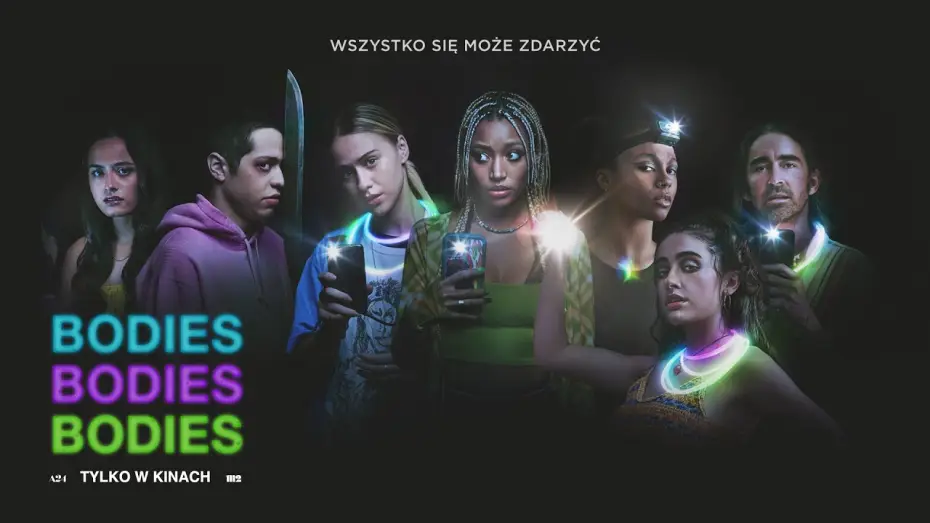 Video for the film Bodies Bodies Bodies — „Bodies Bodies Bodies”; oficjalny zwiastun PL; JUŻ W KINACH!