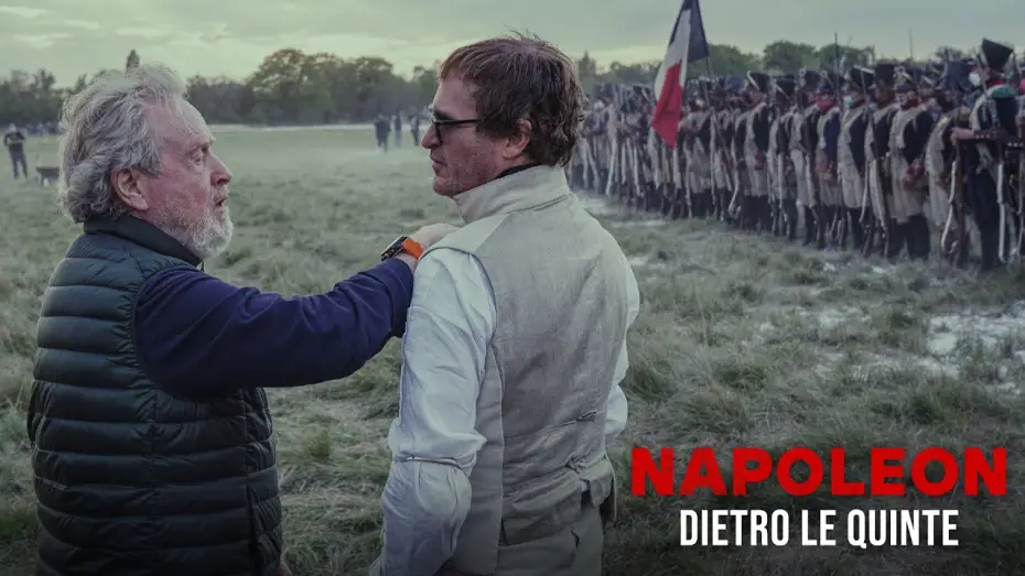 Video for the film Napoleon — Dietro Le Quinte con Ridley Scott