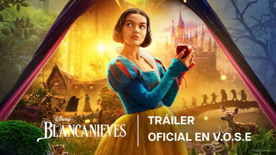 Video for the film Disney's Snow White — Tráiler Oficial [VOSE]