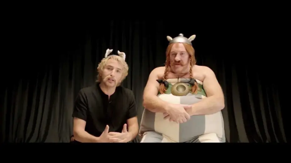 Video for the film Asterix & Obelix: God Save Britannia — ASTERIX ET OBELIX : AU SERVICE DE SA MAJESTE - interview "héros"