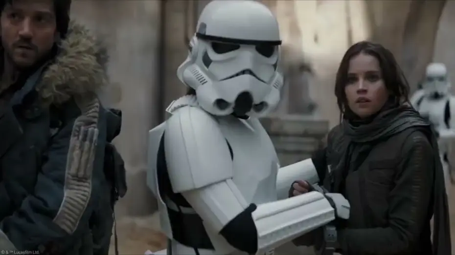 Video for the film Rogue One: A Star Wars Story — Escena: 'La fuerza está conmigo'