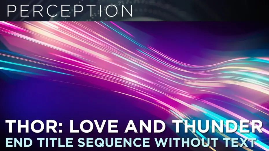 Video for the film Thor: Love and Thunder — End Credits Main on End Title Sequence Without Text