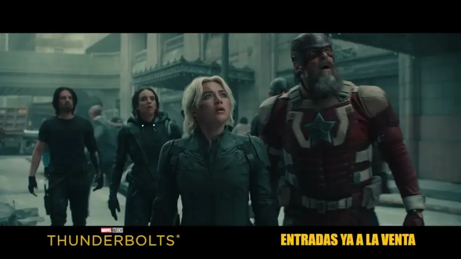 Video for the film Thunderbolts — Anuncio: 'Invencible'