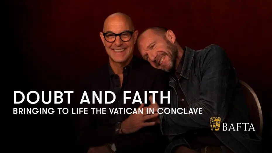 Video for the film Conclave — Ralph Fiennes, Stanley Tucci & Isabella Rossellini bonded over Italian Food filming Conclave | BAFTA