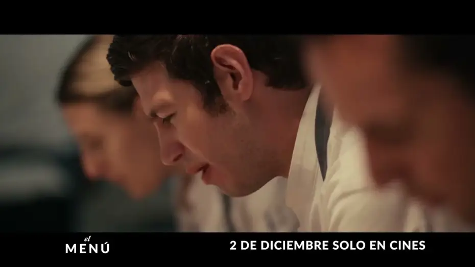 Video for the film The Menu — Anuncio: 'Esta noche será una locura'