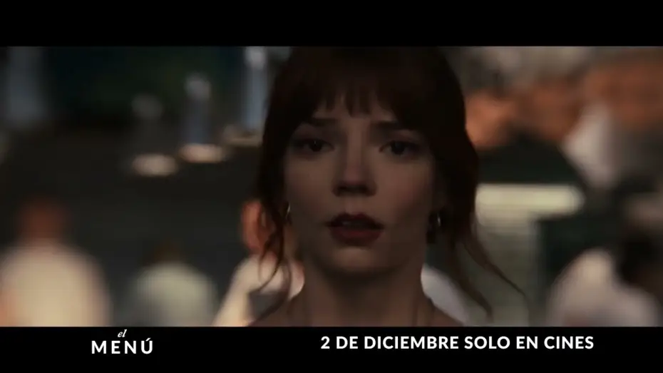 Video for the film The Menu — Anuncio: 'Bienvenidos'