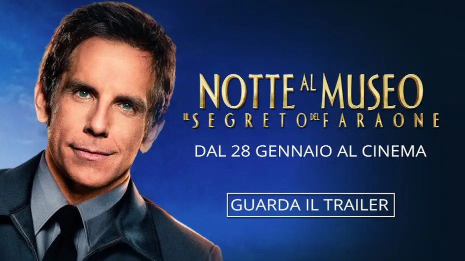 Video for the film Night at the Museum: Secret of the Tomb — Notte al museo 3 - Il segreto del faraone | Trailer Ufficiale Italiano | 20th Century Fox