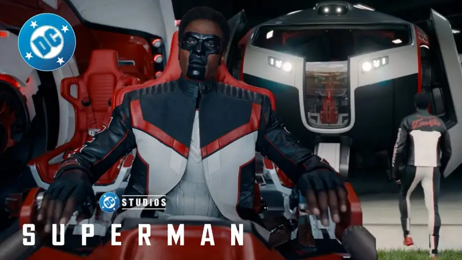Video for the film Superman: Legacy — Mr. Terrific's sick ride