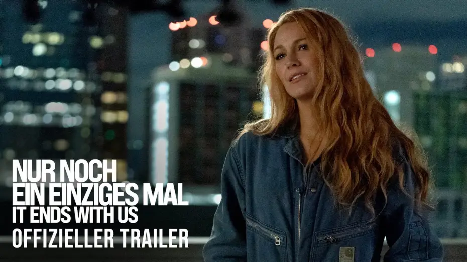 Video for the film It Ends with Us — Nur noch ein einziges Mal – Offizieller Trailer 1 Deutsch (Kinostart: 15.8.2024)