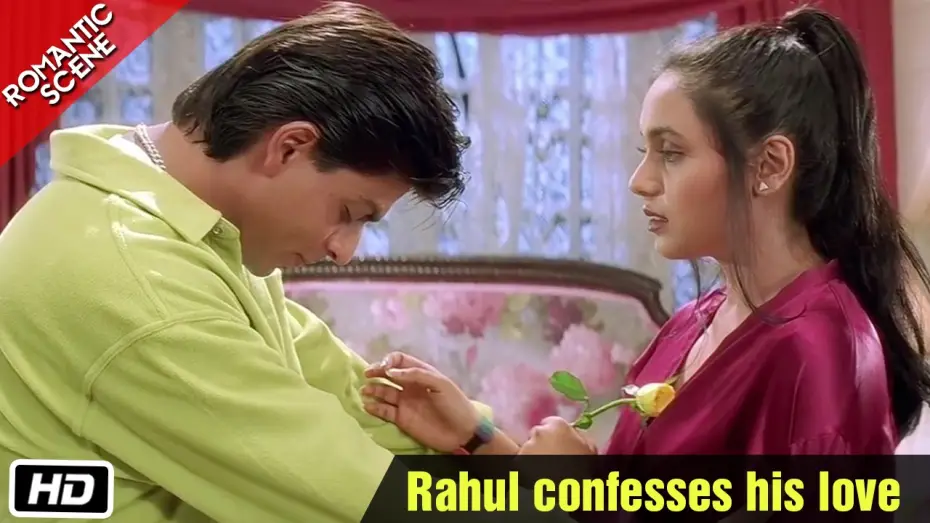 Video for the film Kuch Kuch Hota Hai — Rahul confesses his love - Romantic Scene - Kuch Kuch Hota Hai - Shahrukh Khan, Rani Mukerji