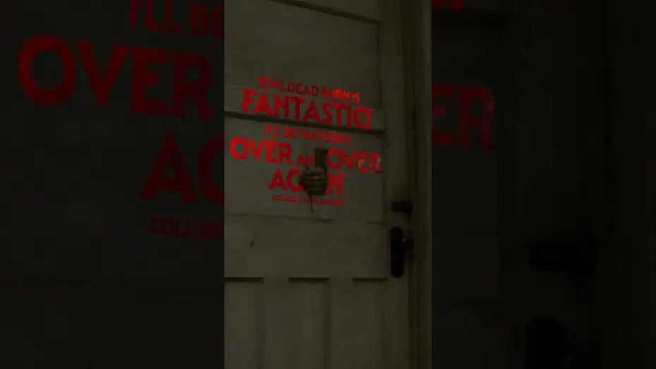 Video for the film Evil Dead Burn — Look fear in the face, over, and over, and over.
