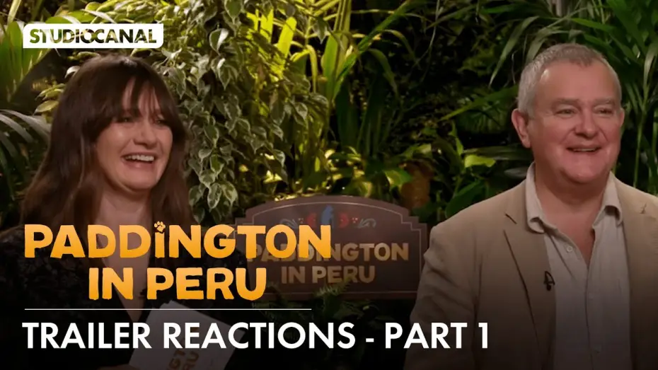 Video for the film Paddington in Peru — Best Paddington Trailer Reactions with Hugh Bonneville and Emily Mortimer (Part 1 )