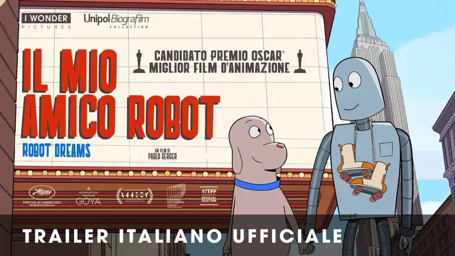 Video for the film Robot Dreams — IL MIO AMICO ROBOT | Trailer italiano ufficiale HD