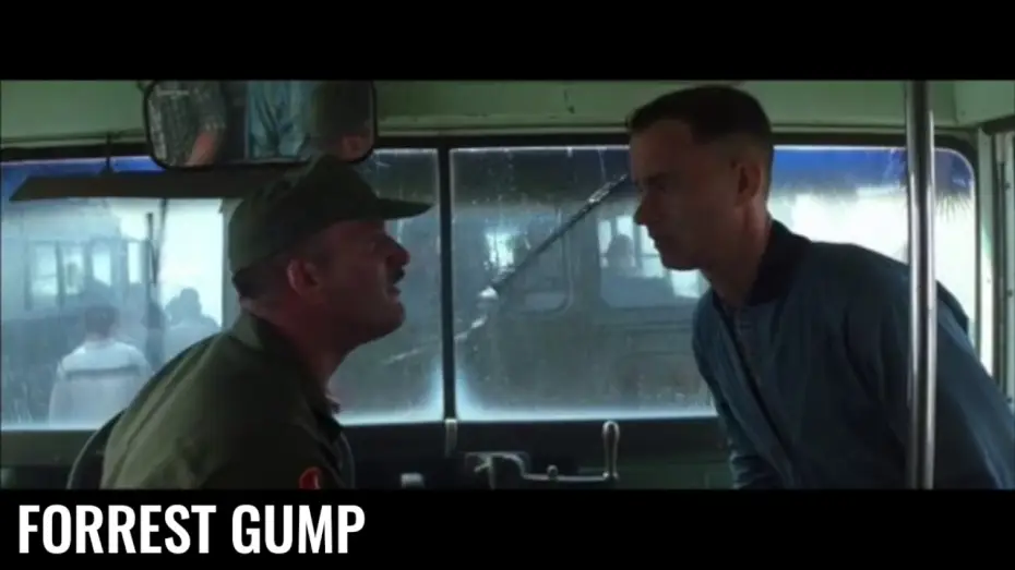 Video for the film Forrest Gump — Scène culte - Forrest Gump - T'es même pas digne de lécher mes bottes de merde !