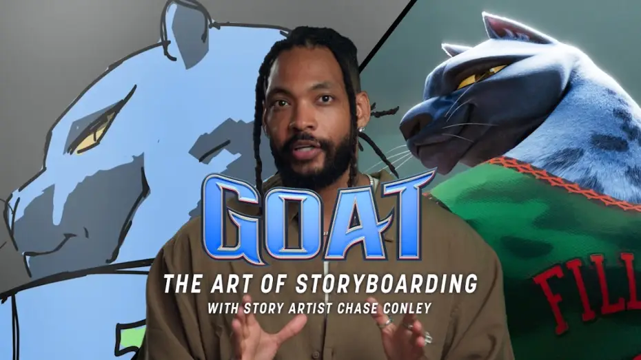 Video for the film GOAT — The Art of Storyboarding with Story Artist Chase Conley