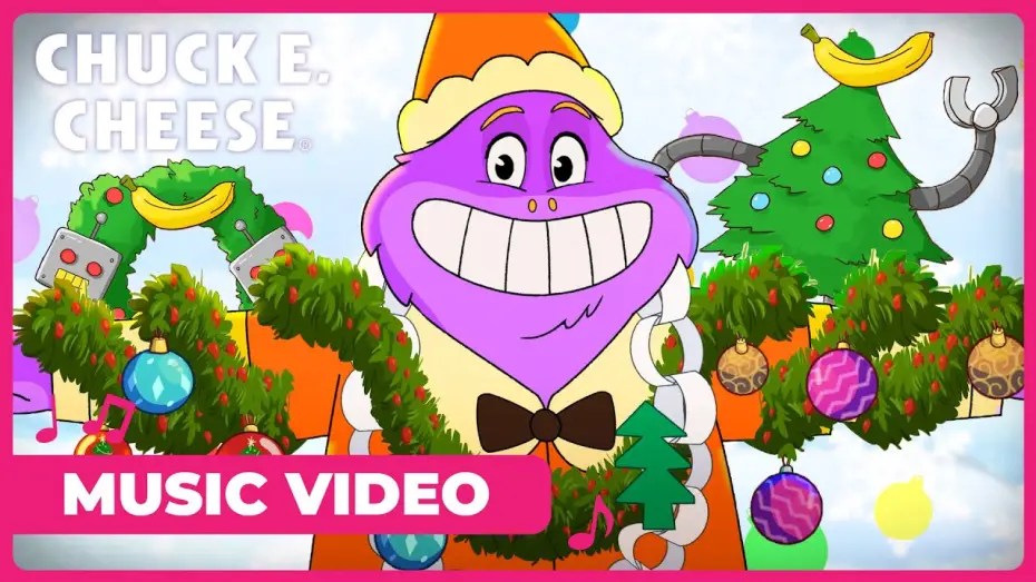 Video for the film A Chuck E. Cheese Christmas — Munch's ROBOT BANANA CHRISTMAS SONG!