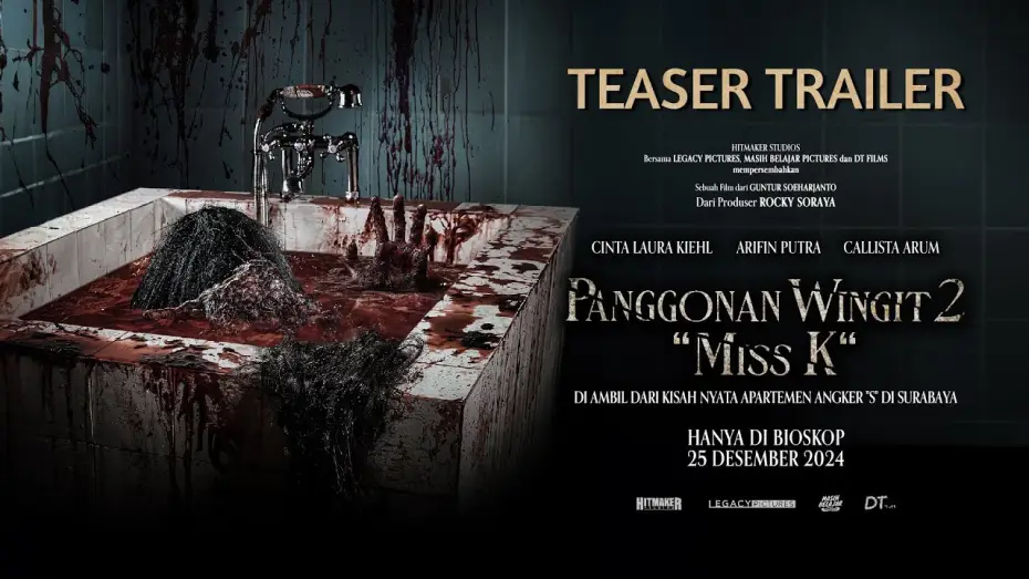Video for the film The Haunted Apartment: "Miss K" — Teaser Trailer Panggonan Wingit 2 "Miss K" di bioskop mulai 25 Desember 2024