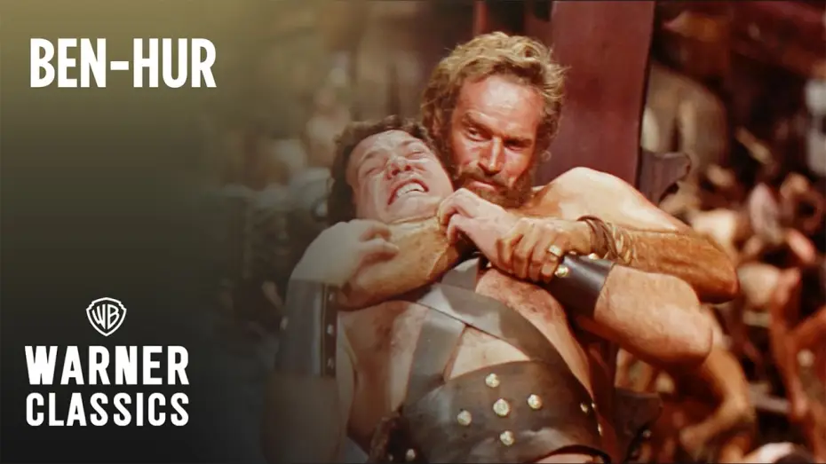 Video for the film Ben-Hur — Macedonian Pirates Attack the Roman Fleet