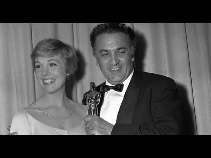 Video for the film 8½ — Federico Fellini accepting Best Foreign Language Film for "8 1/2": 1964 Oscars