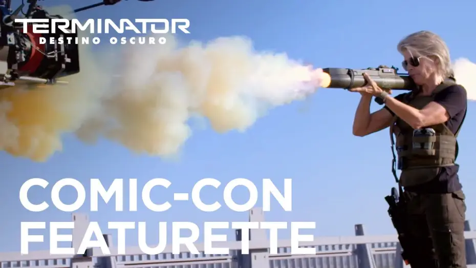 Video for the film Terminator: Dark Fate — Terminator - Destino Oscuro | La featurette del San Diego Comic-Con HD | 20th Century Fox 2019