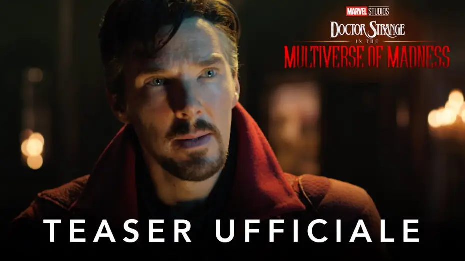 Video for the film Doctor Strange in the Multiverse of Madness — Teaser Trailer Ufficiale