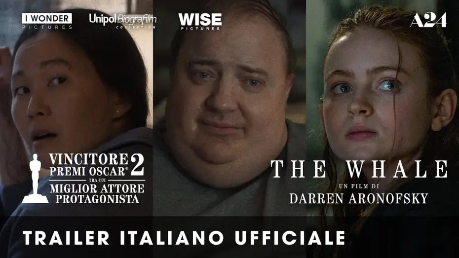 Video for the film The Whale — THE WHALE | Trailer Italiano Ufficiale HD