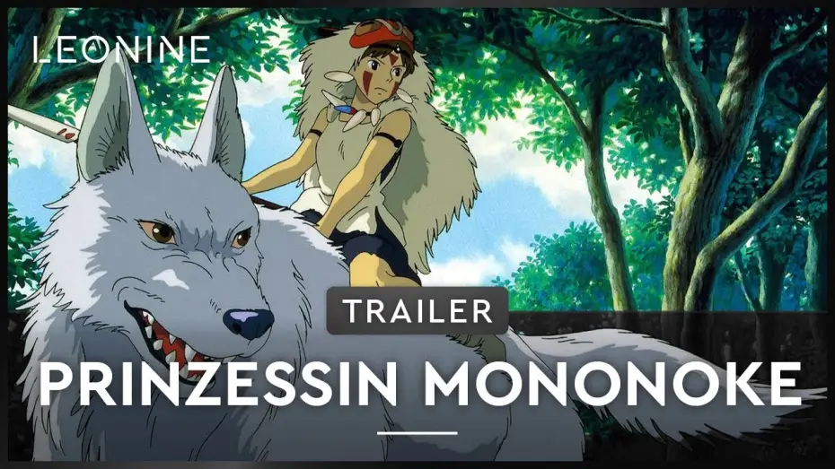 Video for the film Princess Mononoke — Trailer (deutsch/german)