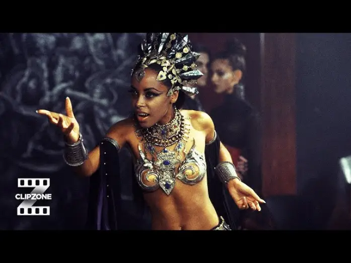 Video for the film Queen of the Damned — Aaliyah Makes Her Entrance As Queen Akasha