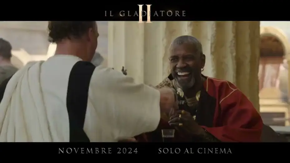 Video for the film Untitled Gladiator Sequel — Il Gladiatore II | Featurette Denzel Washington